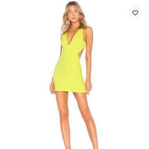 NBD Charlie Dress Lime Green Size XS
